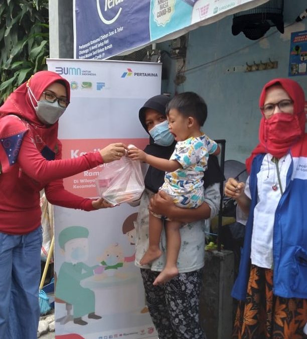 PERTAMINA MOR III AND FILANTRA GIVE PMT FOR 155 TODDLERS