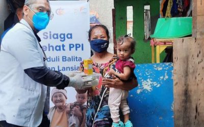 IN JAKARTA, PT PPI HOLDS A HEALTHY ALERT TO CARE FOR CHILDREN AND THE ELDERLY