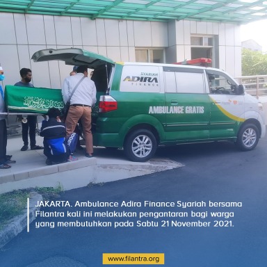 AMBULANCE ADIRA FINANCE SYARIAH KEMBALI HADIR DI TENGAH MASYARAKAT