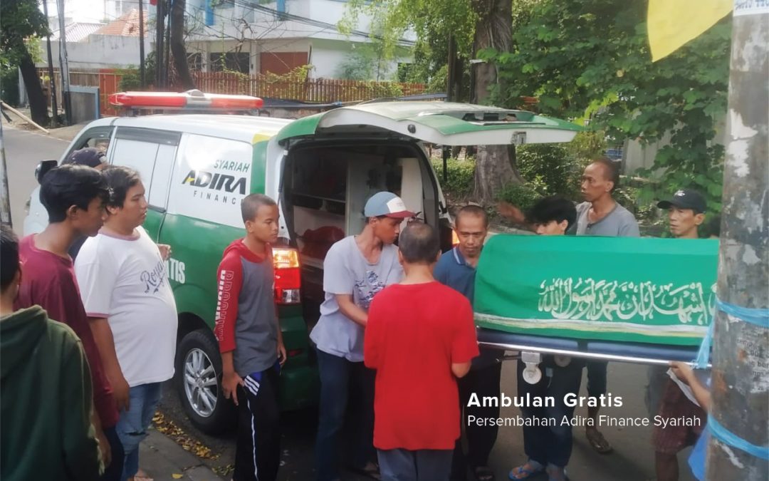 AMBULANCE ADIRA FINANCE SYARIAH DAN FILANTRA LAKUKAN PENGANTARAN JENAZAH