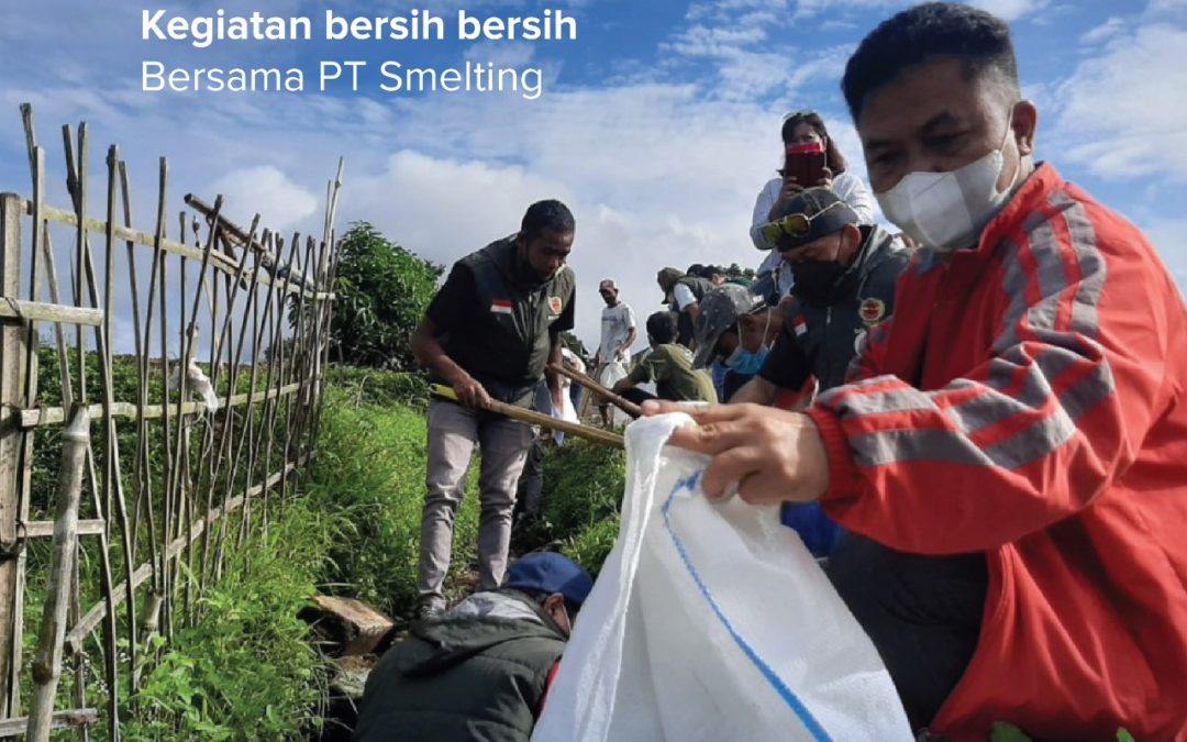 JUMSIH BERSAMA SMELTING PEDULI DI RUMAH KELOLA SAMPAH SUKABUMI