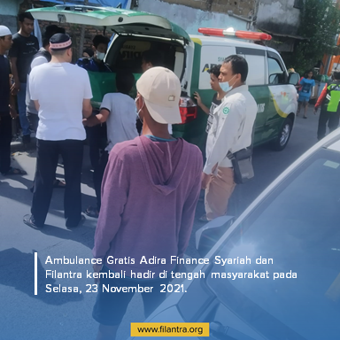 AMBULANCE GRATIS ADIRA FINANCE SYARIAH KEMBALI LAKUKAN PENGANTARAN JENAZAH