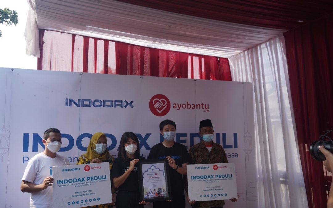 SEMARAK RAMADHAN, INDODAX X AYOBANTU BERBAGI 1000 PAKET BERBUKA PUASA DAN 250 PAKET SEMBAKO