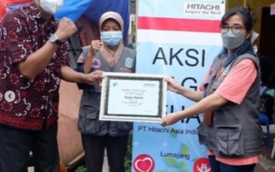 RESPONSE TO SEMERU’S ERUPTION, HITACHI GROUP HAS HEALTHY STANDBY IN LUMAJANG