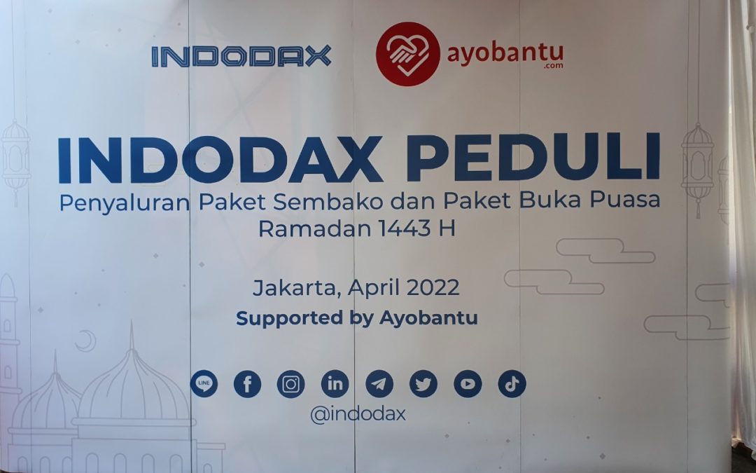 SPIRIT OF RAMADHAN, INDODAX X AYOBANTU SHARE 1000 PACKAGES FOR BREAKING THE FAST AND 250 PACKAGES OF BASIC NECESSTIES