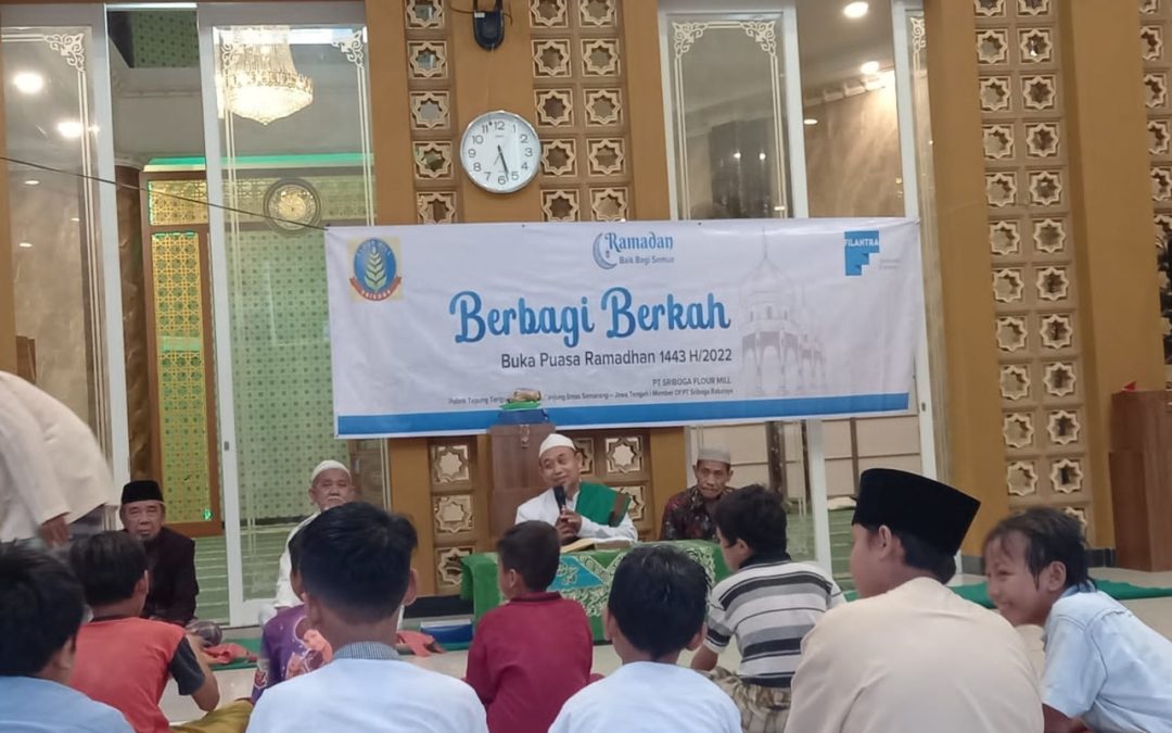 PT SRIBOGA FLOUR MILL BERBAGI BUKA PUASA DI 8 TITIK KOTA SEMARANG DAN KABUPATEN KLATEN